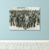 Demonstratie van de staat Parnell Canvas Afdruk (Insitu (Houten vloer))