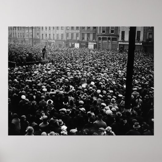 Demonstratie van Michael Collins Free State 1922 Poster (Voorkant)