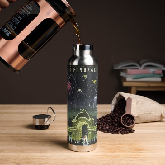  demonstratiereisposter Kopenhagen Waterfles (Koffie)
