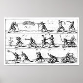 démonstration de combat main à main Poster (Devant)