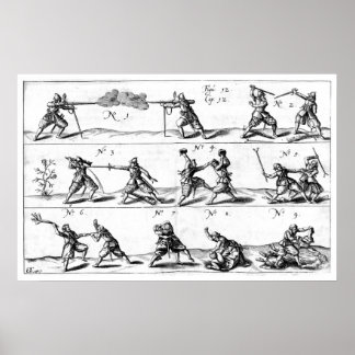 démonstration de combat main à main Poster