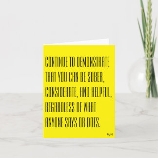 Demonstreren - Opmerking Kaart