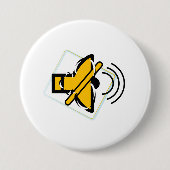 Dempen Ronde Button 7,6 Cm (Voorkant)