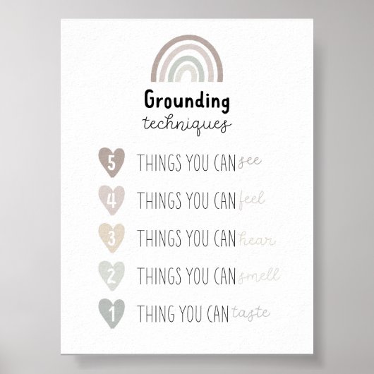 Dempen Toon aarding techniek poster (Voorkant)