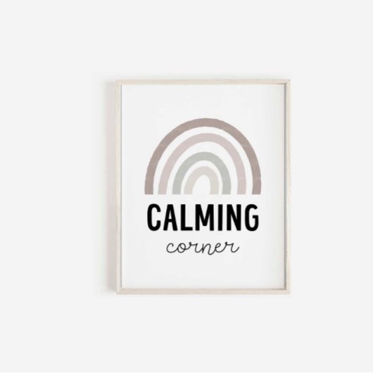 Dempen Toon Calming Corner Poster
