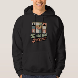 Dempen voor altijd   Werkplekstemming met retro-sa Hoodie