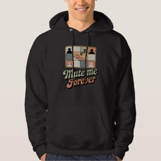 Dempen voor altijd | Werkplekstemming met retro-sa Hoodie