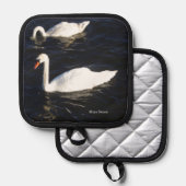 Dempen Zwanen pot houder (Voorkant / Achterkant)