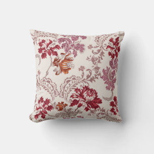 demperingspatroon met bloemen en  tapijt kussen