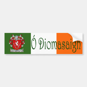 Dempsey Clan Iers/Engels Vlag Bumpersticker