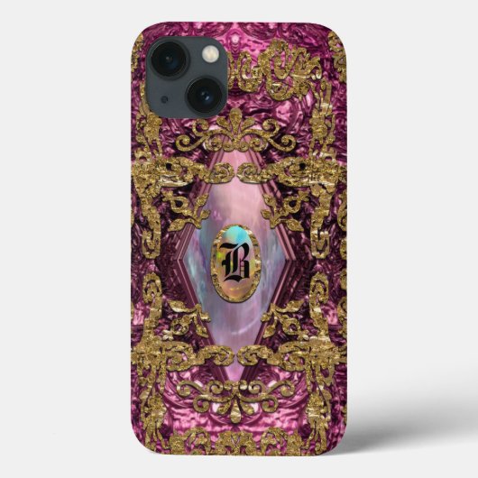 Dempsey Diaz Elegant 6/6s Monogram Case-Mate iPhone Case (Achterkant)