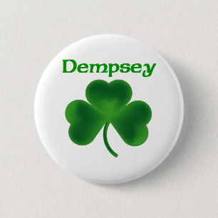 Dempsey Shamrock Ronde Button 5,7 Cm