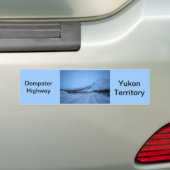 Dempster Highway Bumpersticker (Op auto)