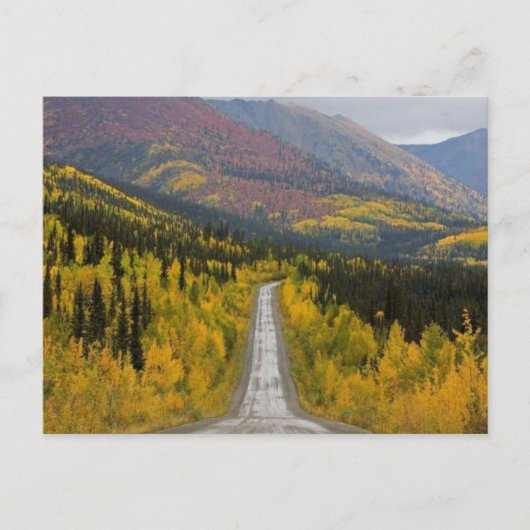 Dempster Highway op een Briefkaart (Voorkant)