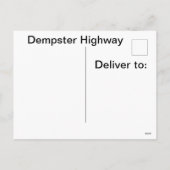 Dempster Highway sur carte postale (Dos)