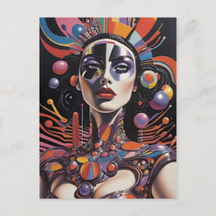 Demure AF - Ken Gage Surreal Art Briefkaart