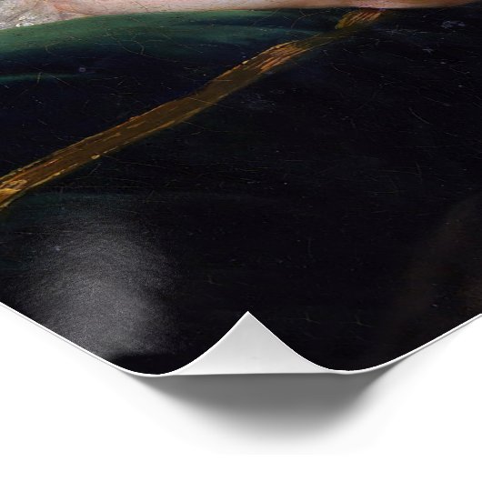 Demure with Pink Bubble Gum Perfect Poster (Hoek)