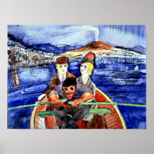 Demuth - De bootreis vanuit Sorrento Poster