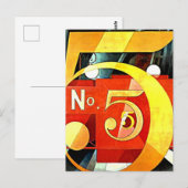 Demuth - Ik zag de afbeelding 5 in Gold Briefkaart (Voorkant / Achterkant)