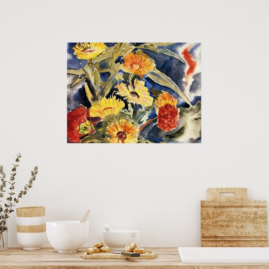 Demuth - Spray of Flowers Poster (Keuken)
