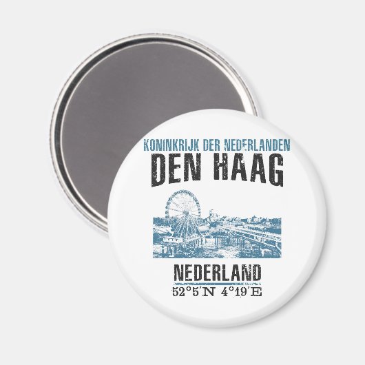 Den Haag Magneet (Voorkant / Achterkant)