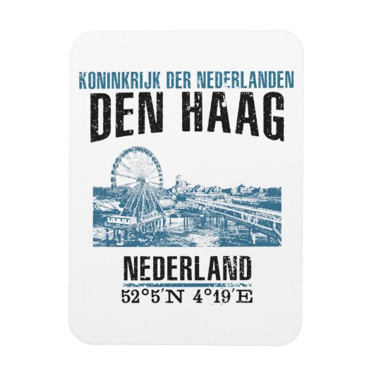 Den Haag Magneet (Verticaal)