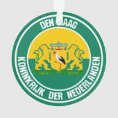 Den Haag Round Emblem Ornament (achterkant)