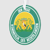 Den Haag Round Emblem Ornament (voorkant)