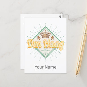 Den Haag Stad Nederland Retro Holland Vintage Briefkaart