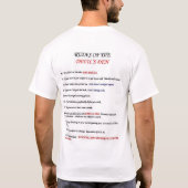 Den T van de oorspronkelijke duivel T-shirt (Achterkant)