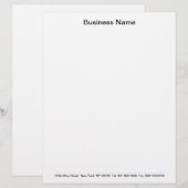 D'en-tête De Lettre FAITES-LE VOUS-MÊME ~ Modèle prêt à l'emploi (Devant / Derrière)