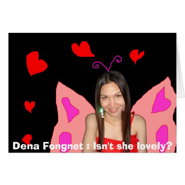 Dena Fongnet : N'est-elle pas belle ? Carte (Devant horizontal)
