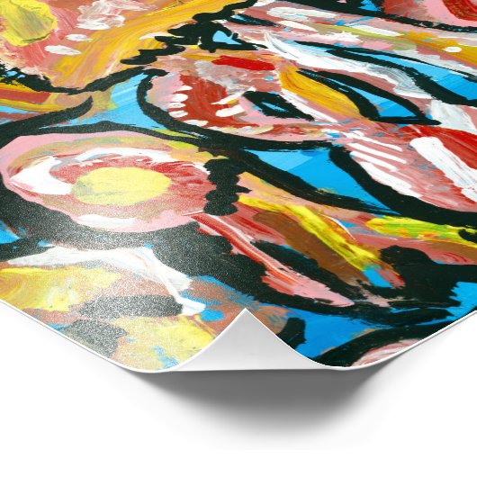 Denae's Jellyfish Print Foto Afdruk (Hoek)