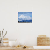 Denali Alaska Mountain Foto Poster (Keuken)
