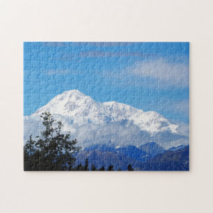 Denali Alaska Mountain Snow Foto Legpuzzel