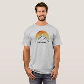 Denali Alaska Retro T-shirt (Voorkant volledig)