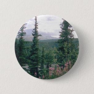 Denali- Alaska Ronde Button 5,7 Cm