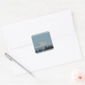 Denali ~ Alaska Vierkante Sticker (Envelop)
