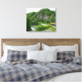 Denali Express Alaska Train Vacation Fotografie Canvas Afdruk (Insitu (Slaapkamer))