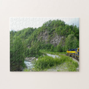 Denali Express Alaska Trein Vakantie Fotografie Legpuzzel
