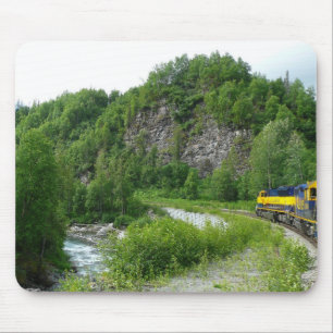 Denali Express Alaska Trein Vakantie Fotografie Muismat