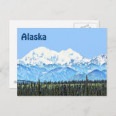 Denali (McKinley) Briefkaart (Voorkant / Achterkant)