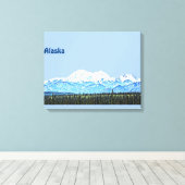 Denali (McKinley) Canvas Afdruk (Insitu (Houten vloer))