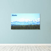 Denali (McKinley) Canvas Afdruk (Insitu (Houten vloer))