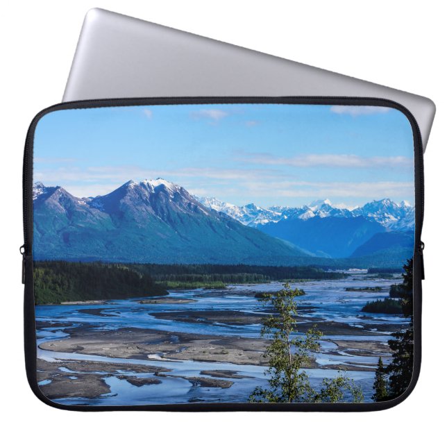 Denali Mountain Range Laptop Sleeve (Voorkant)