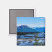 Denali Mountain Range Magneet (Voorkant / Achterkant)