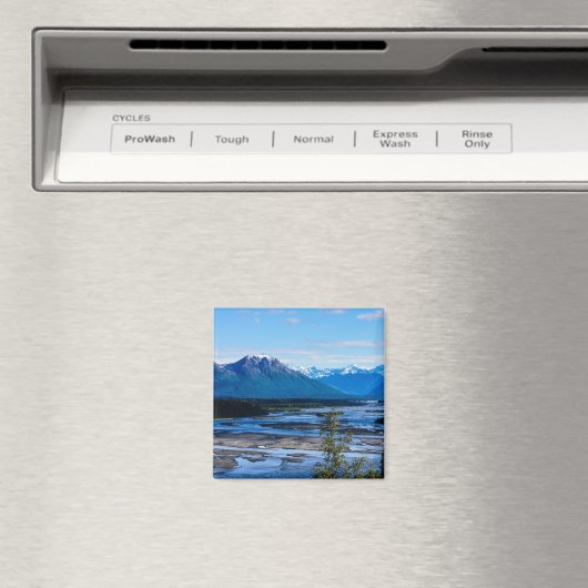 Denali Mountain Range Magneet (Insitu (Vaatwasser))