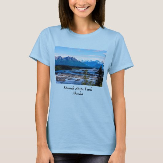 Denali Mountain Range T-shirt (Voorkant)