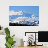 Denali / Mt McKinley Alaska Poster (Thuiskantoor)