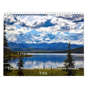 Denali Nationaal Park en Preserve-Alaska Kalender